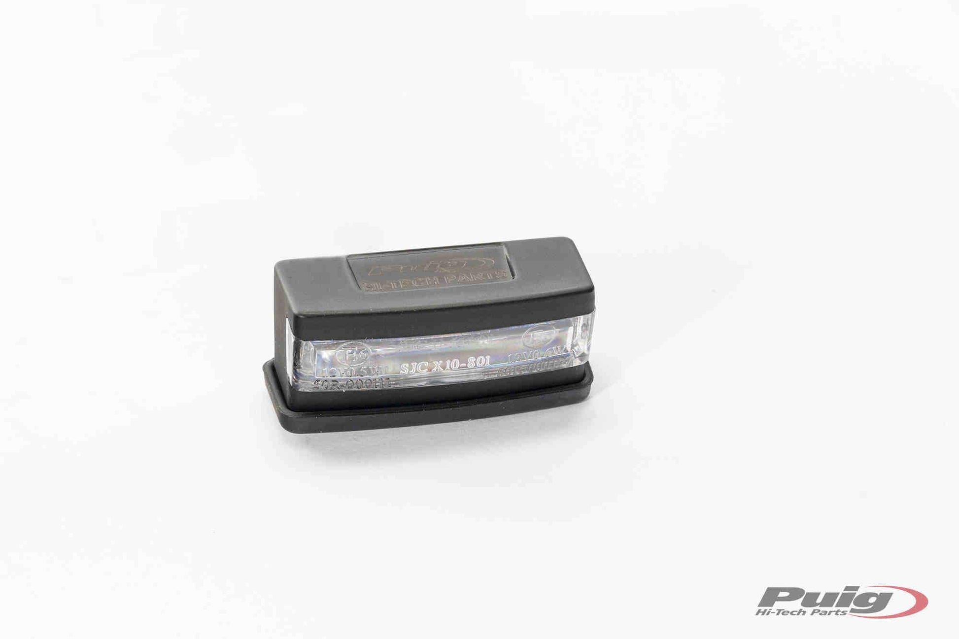 Puig Universal LED Number Plate Light | Black - Bikerr