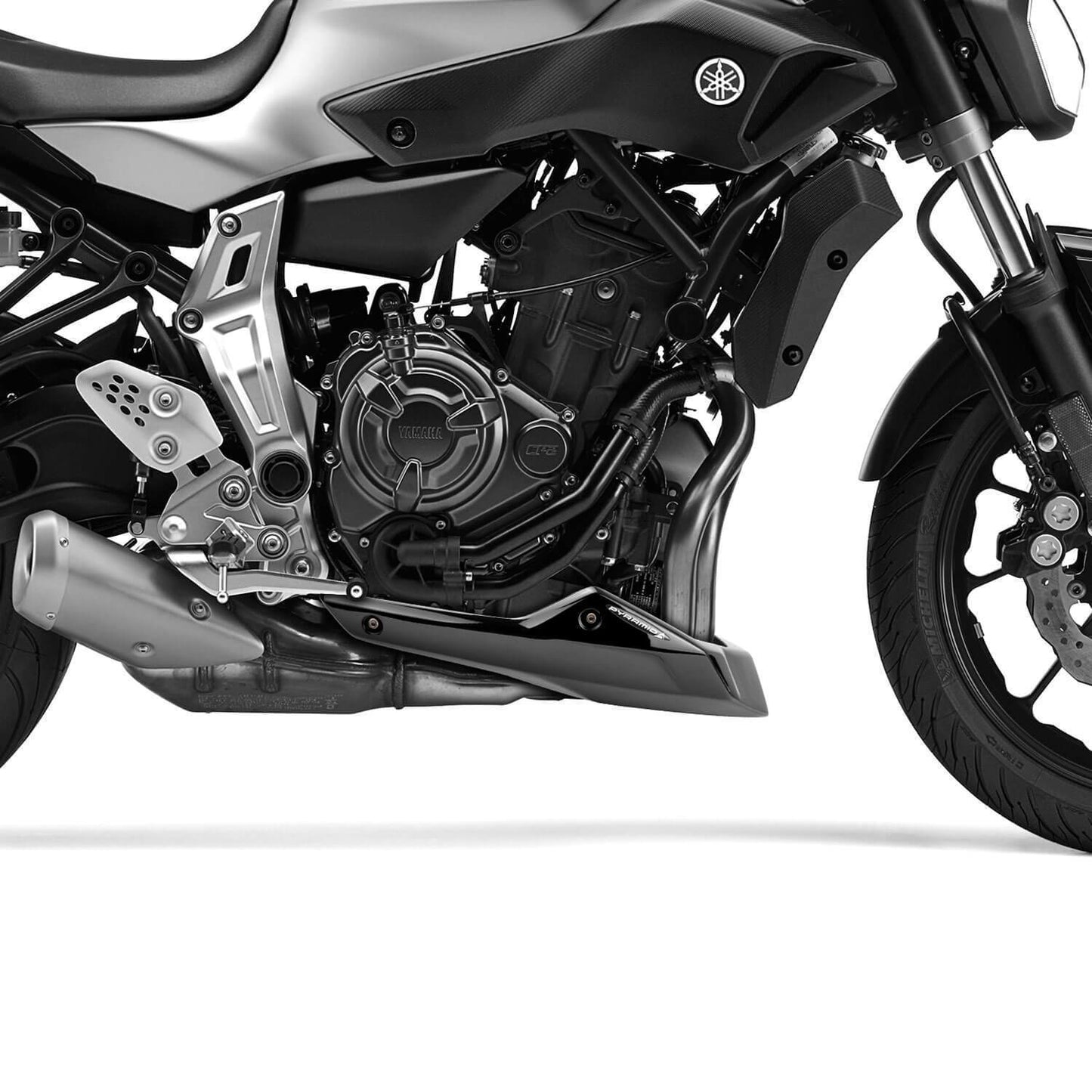 Belly Pan | Gloss Black | Yamaha MT-07 2013> - Bikerr
