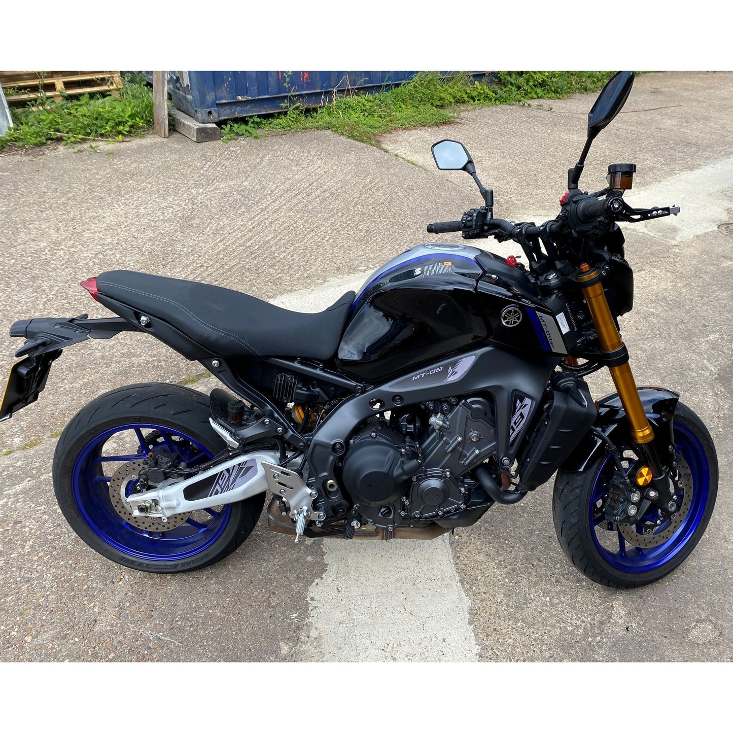 Decals (Set of 6) | Black & Grey | Yamaha MT-09 2021>