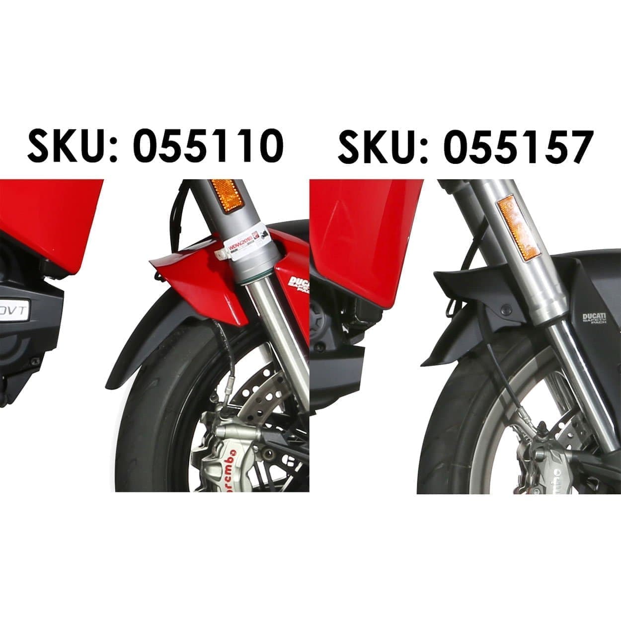 Extenda Fenda | Matte Black | Ducati Diavel 1260 Enduro 2019> - Bikerr