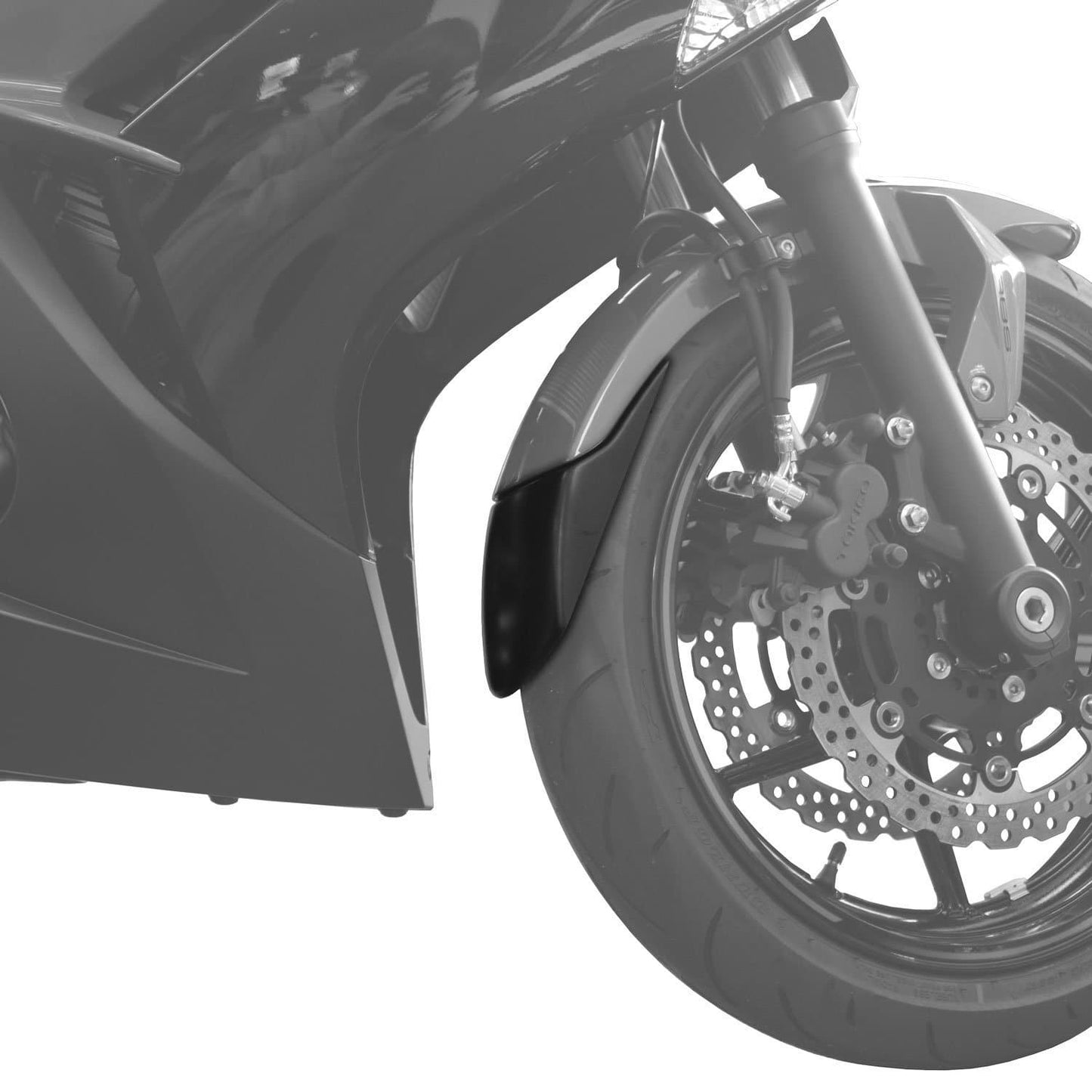 Extenda Fenda | Matte Black | Kawasaki ER-6F 2012>2015 - Bikerr