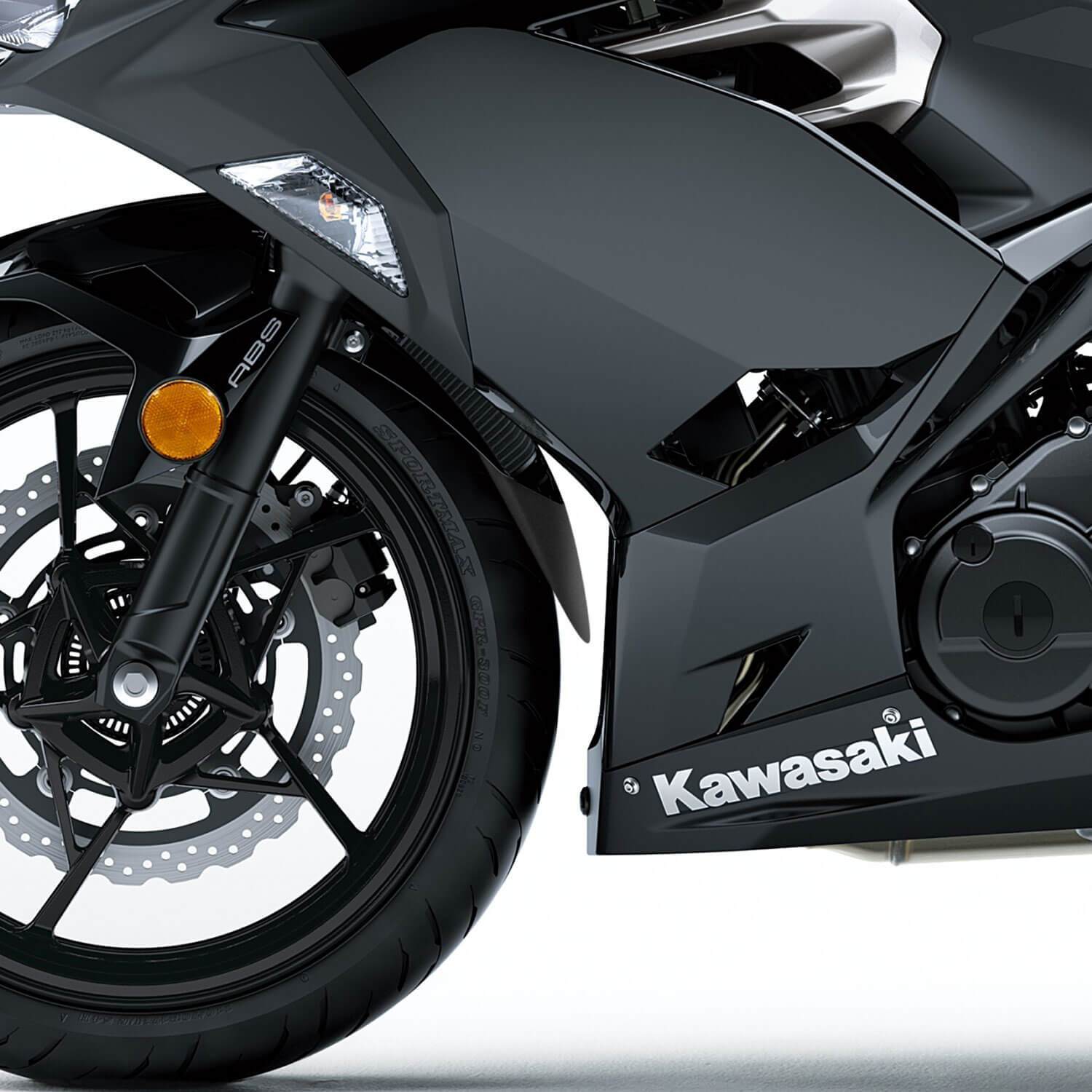 Extenda Fenda | Matte Black | Kawasaki Ninja 400 2017> - Bikerr