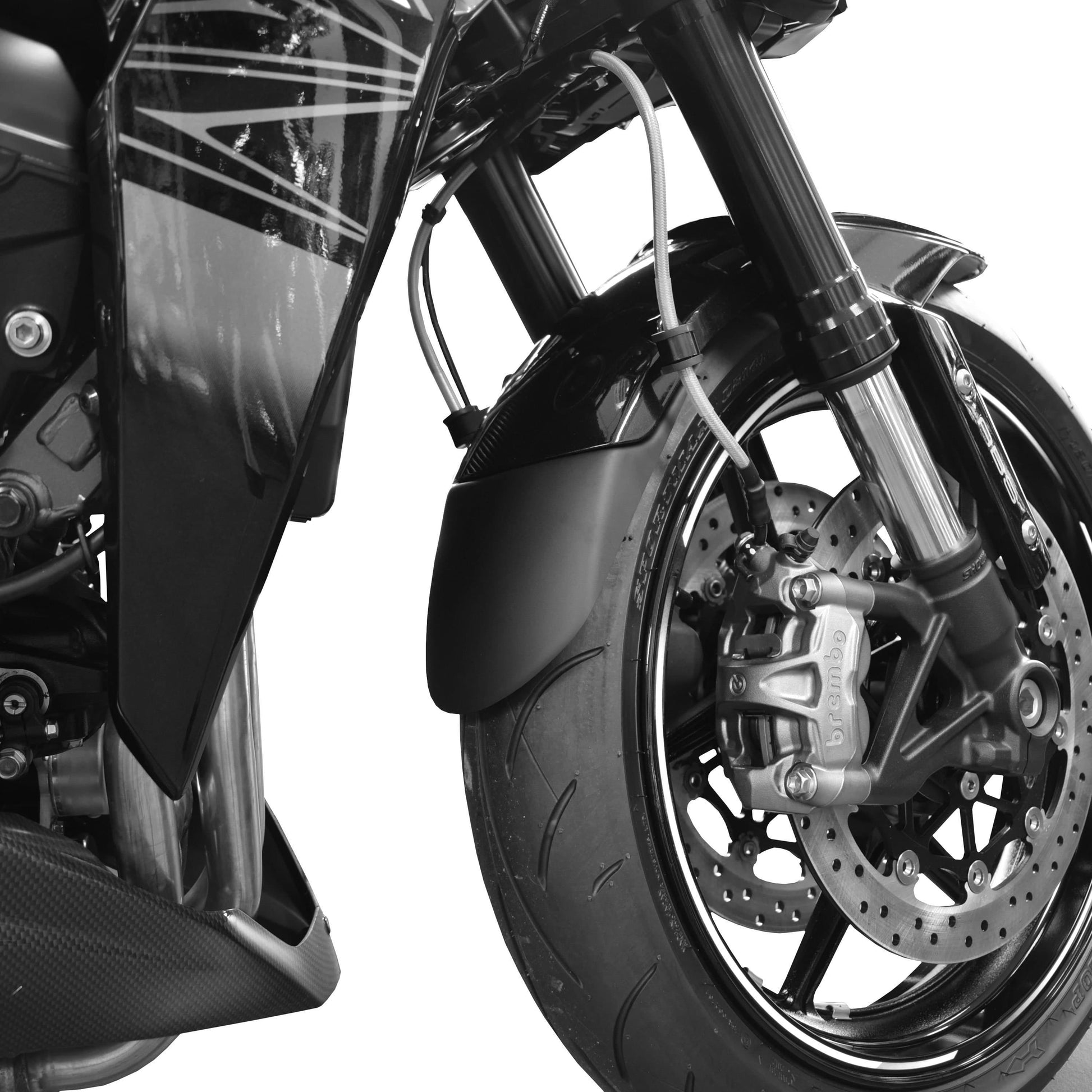 Extenda Fenda | Matte Black | Kawasaki ZX6-R 1994>1997 - Bikerr
