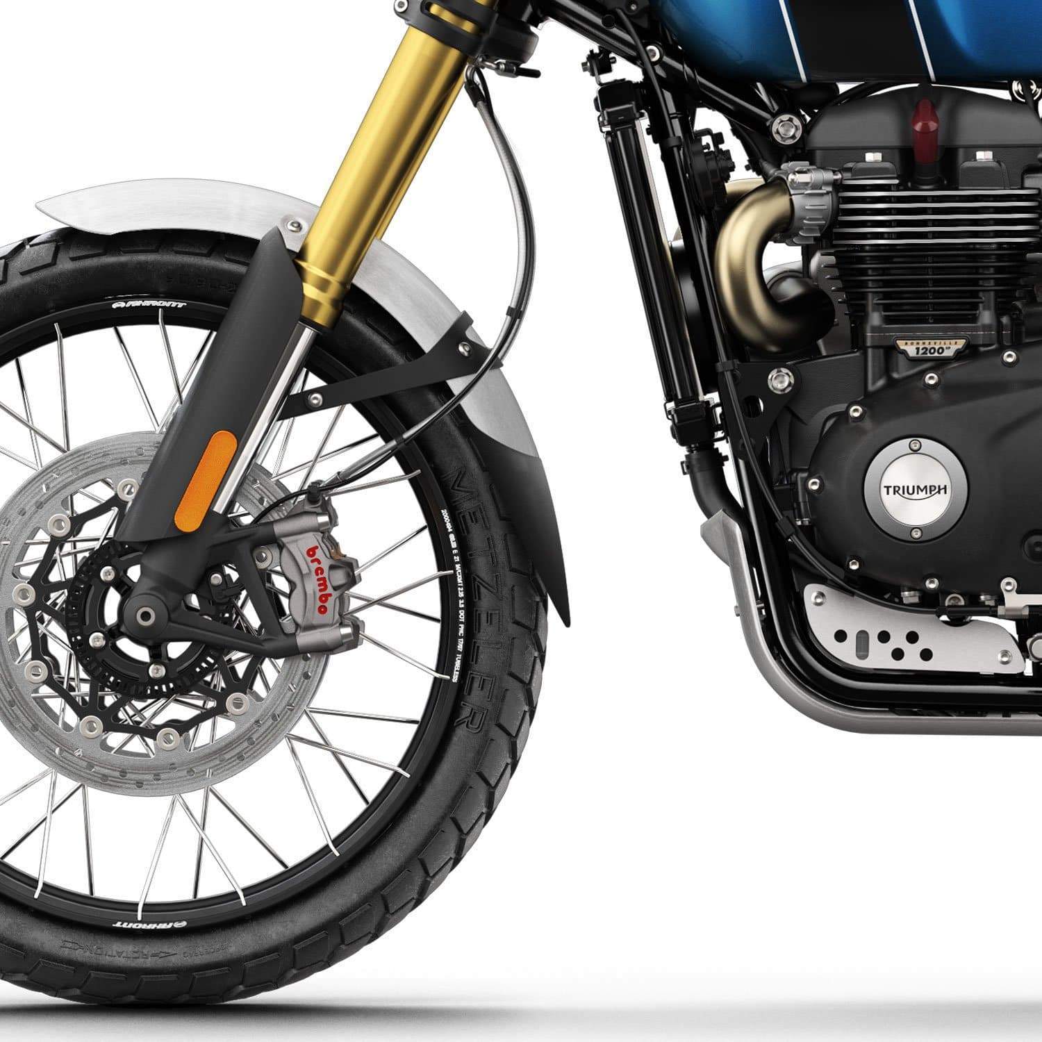 Extenda Fenda | Matte Black | Triumph Scrambler 1200 XC 2019> - Bikerr