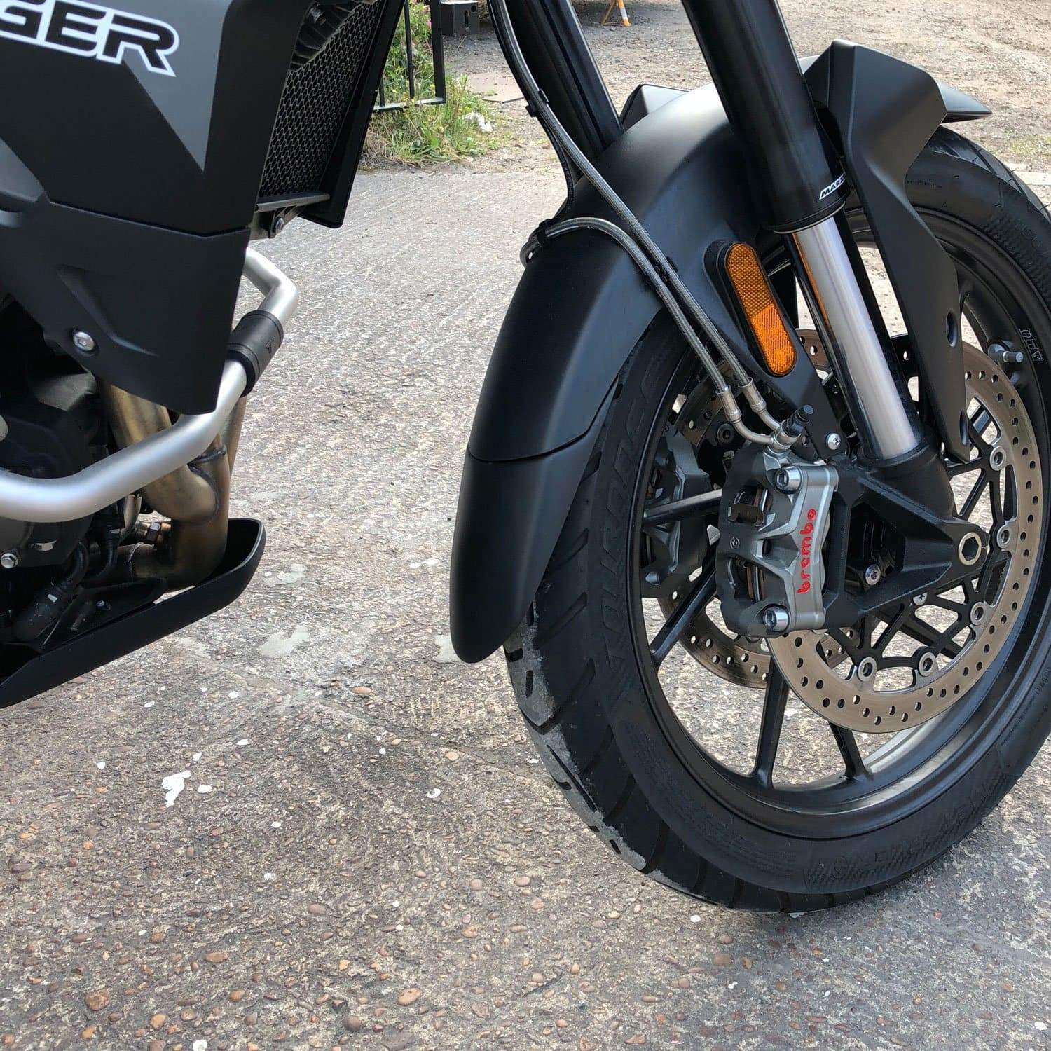 Extenda Fenda | Matte Black | Triumph Tiger 850 Sport 2021> - Bikerr