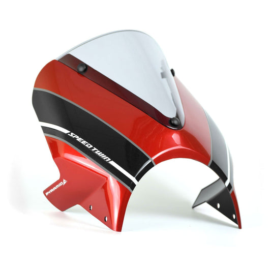Fly Screen | Korosi Red & Storm Grey | Triumph Speed Twin 2019> - Bikerr