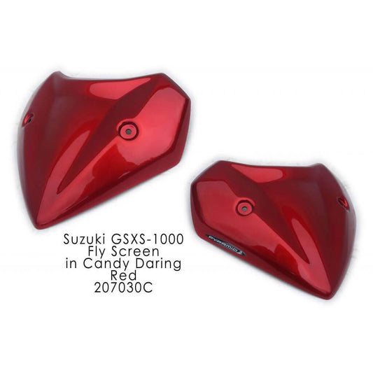 Fly Screen | Metallic Red (Candy Daring Red) | Suzuki GSX-S 1000 2015> - Bikerr