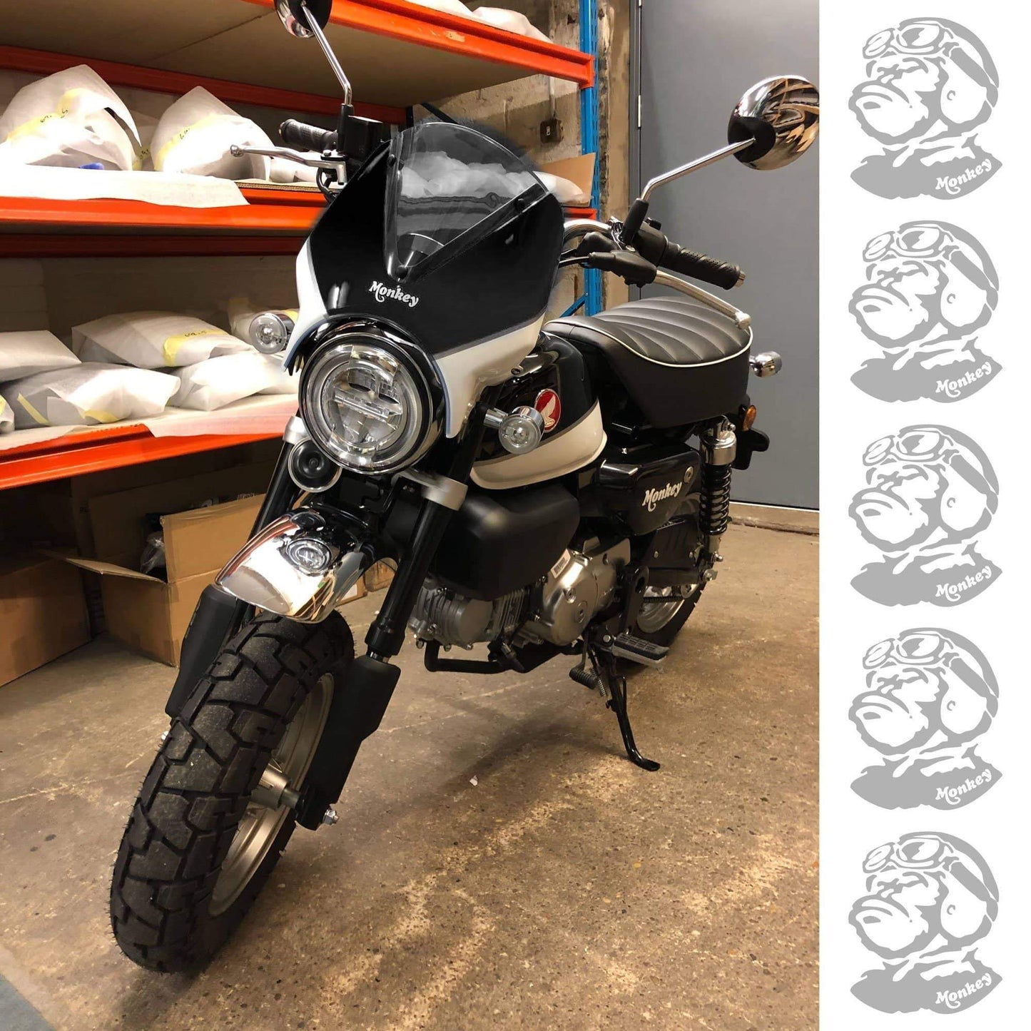 Fly Screen | Pearl Nebula Red/Ross White | Honda Monkey 125 2018>