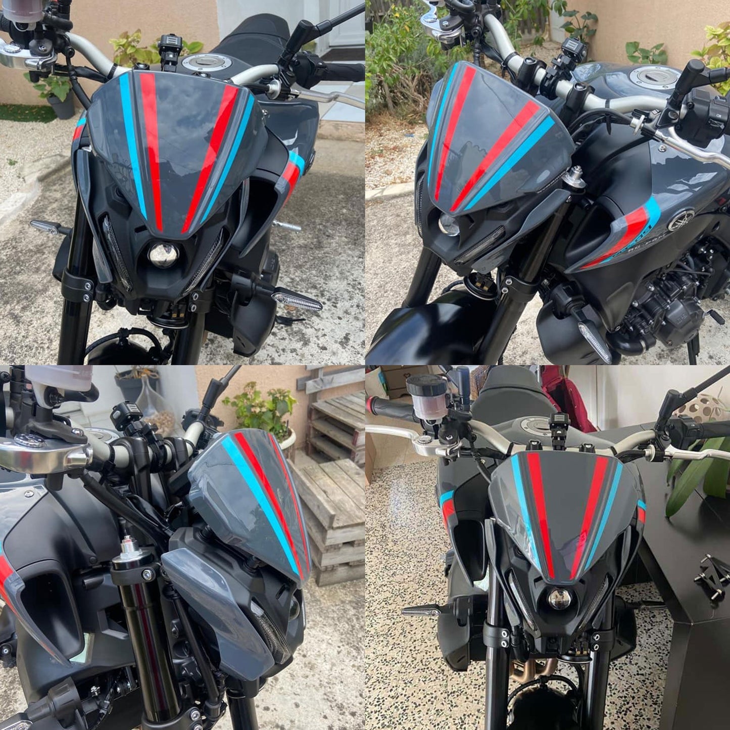 Fly Screen | Storm Fluo Colours | Yamaha MT-09 2021> - Bikerr