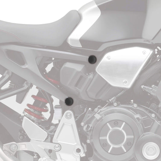 Frame End Caps | Matte Black | Honda CB 1000 R 2018> - Bikerr