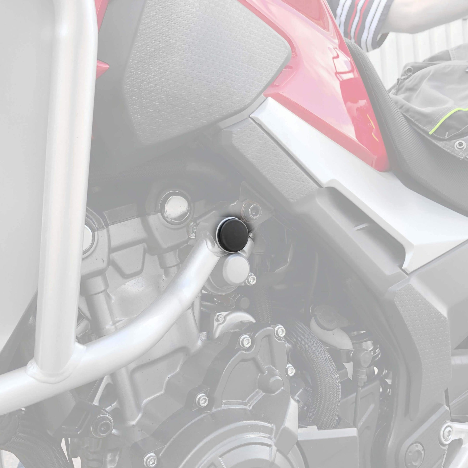 Frame End Caps | Matte Black | Honda CB 500 X 2019> - Bikerr