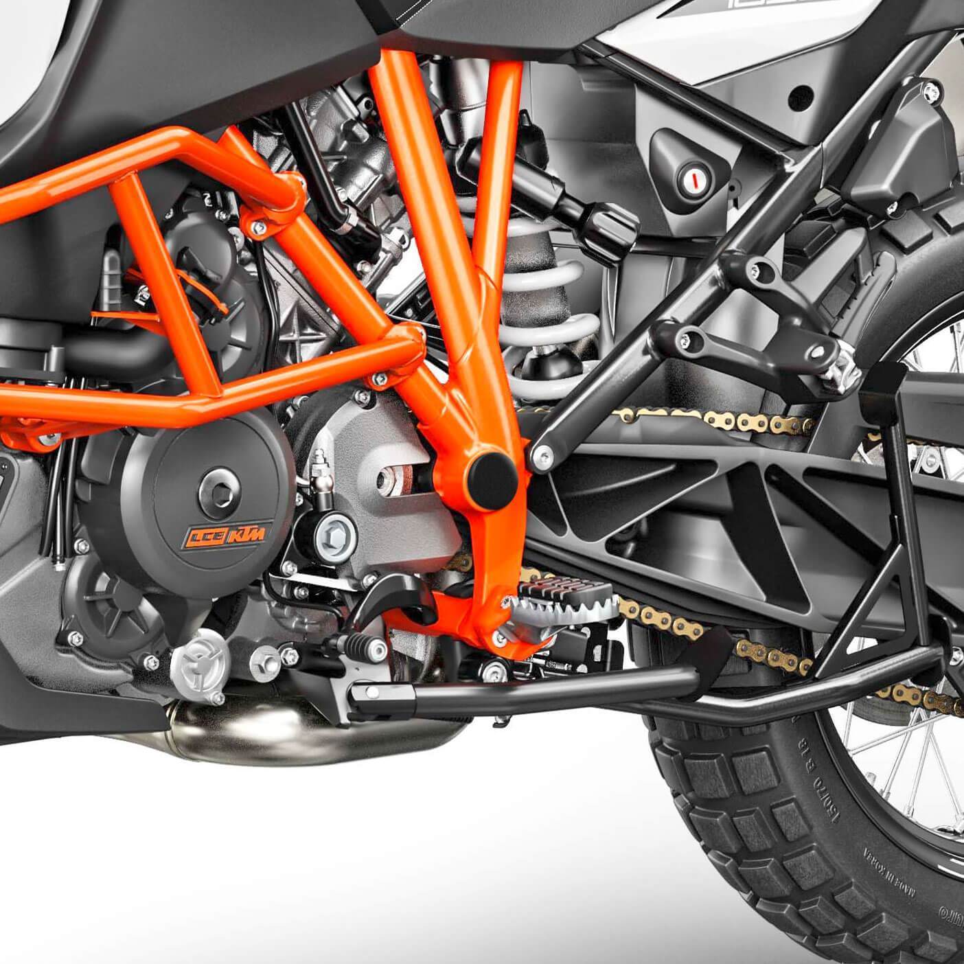 Frame End Caps | Matte Black | KTM 1290 Superduke GT 2016> - Bikerr