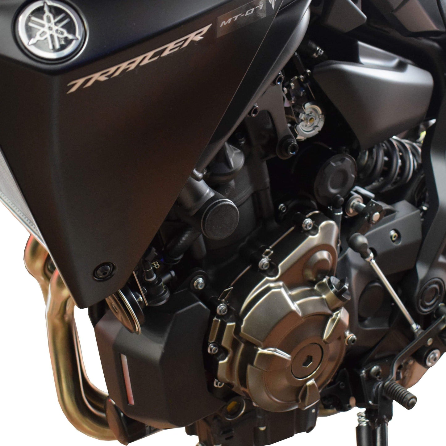 Frame End Caps | Matte Black | Yamaha MT-07 2013>