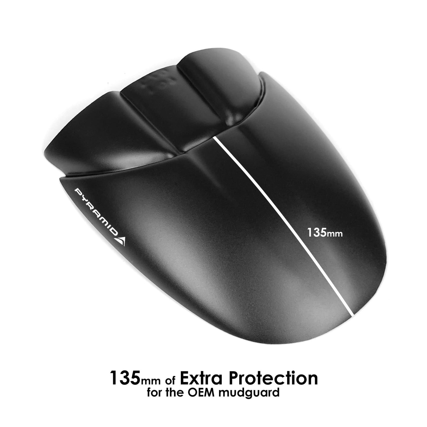 Hugger Extension | Matte Black | Benelli 502 C 2019> - Bikerr