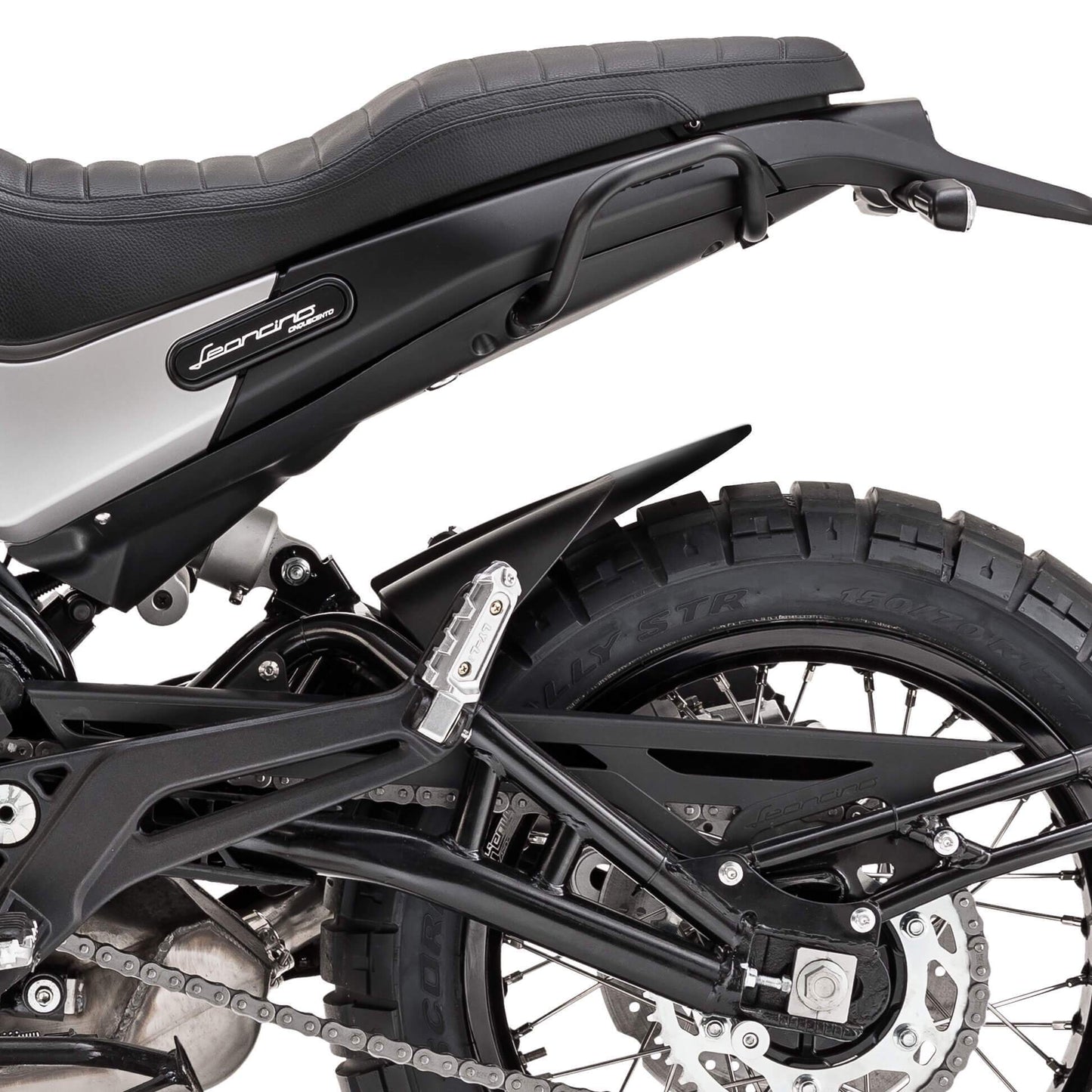 Hugger Extension | Matte Black | Benelli Leoncino 2015> - Bikerr