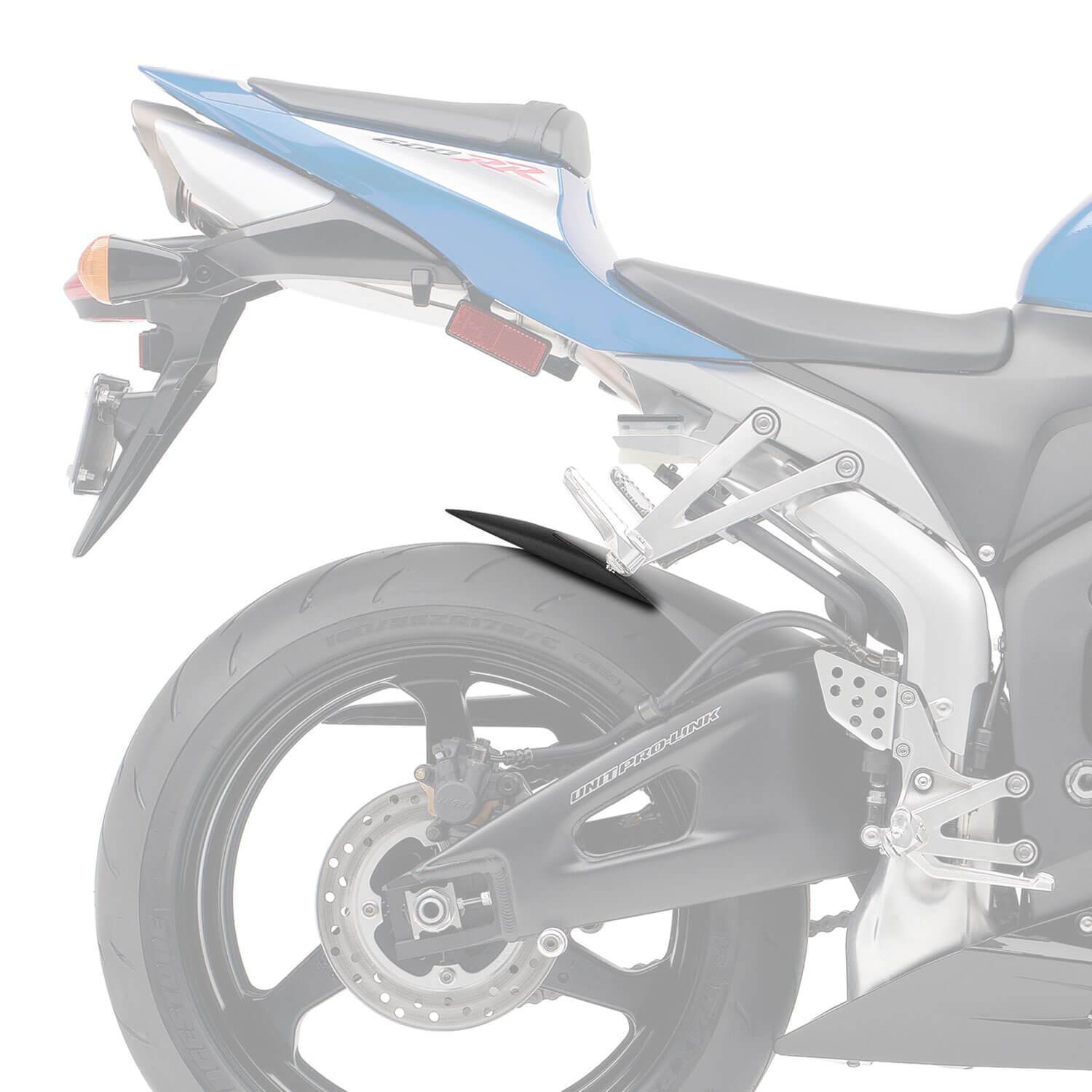 Hugger Extension | Matte Black | Honda CBR 600 RR 2008>2012 - Bikerr
