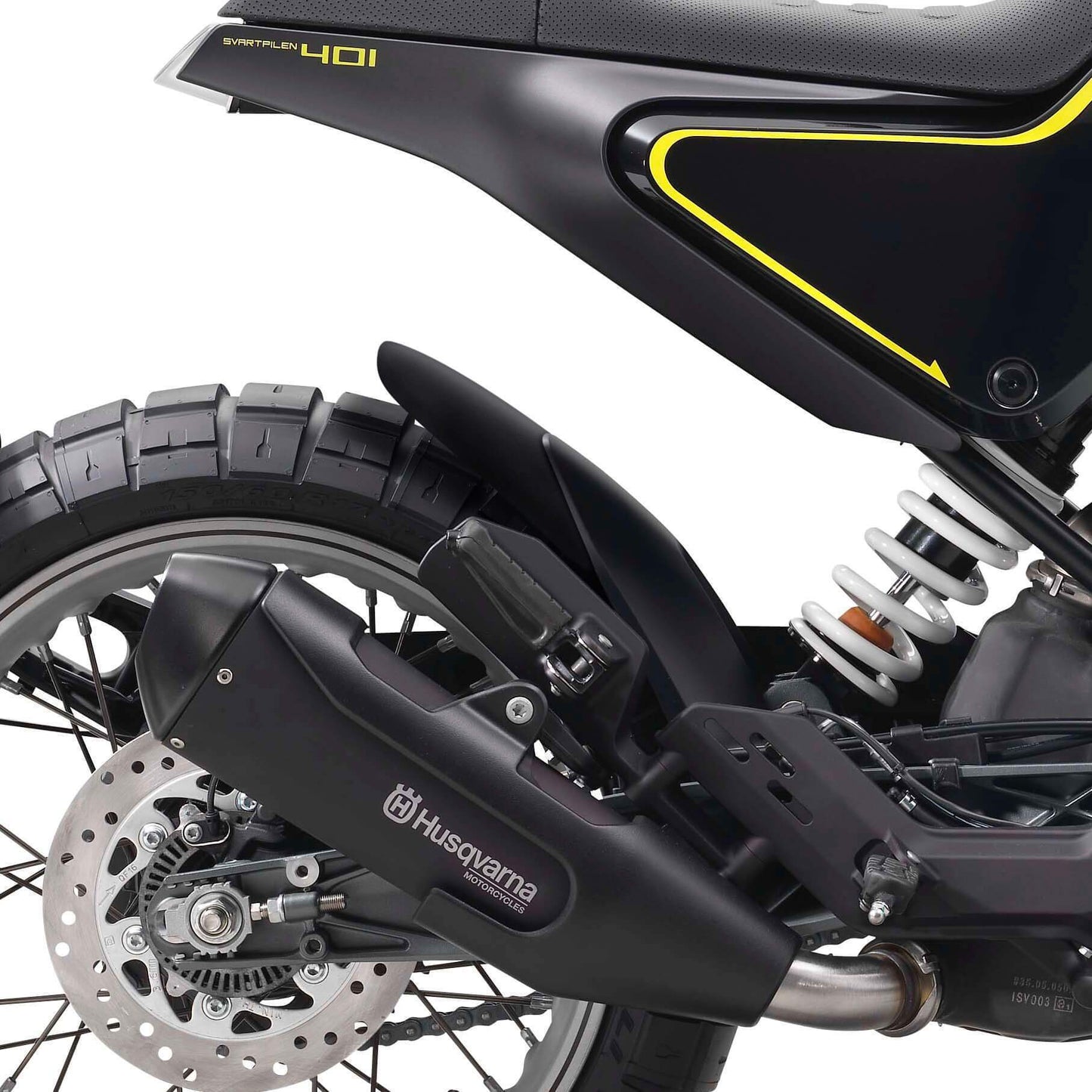 Hugger Extension | Matte Black | Husqvarna Svartpilen 401 2018> - Bikerr
