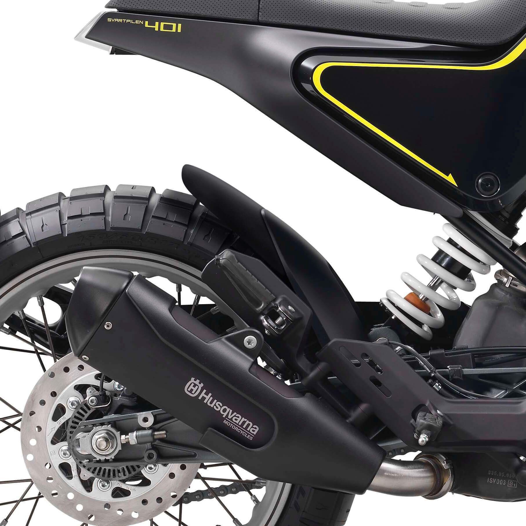 Hugger Extension | Matte Black | Husqvarna Svartpilen 401 2018> - Bikerr