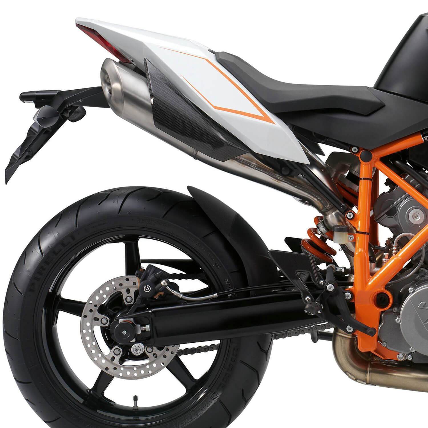 Hugger Extension | Matte Black | KTM 950 Supermoto 2005>2008 - Bikerr