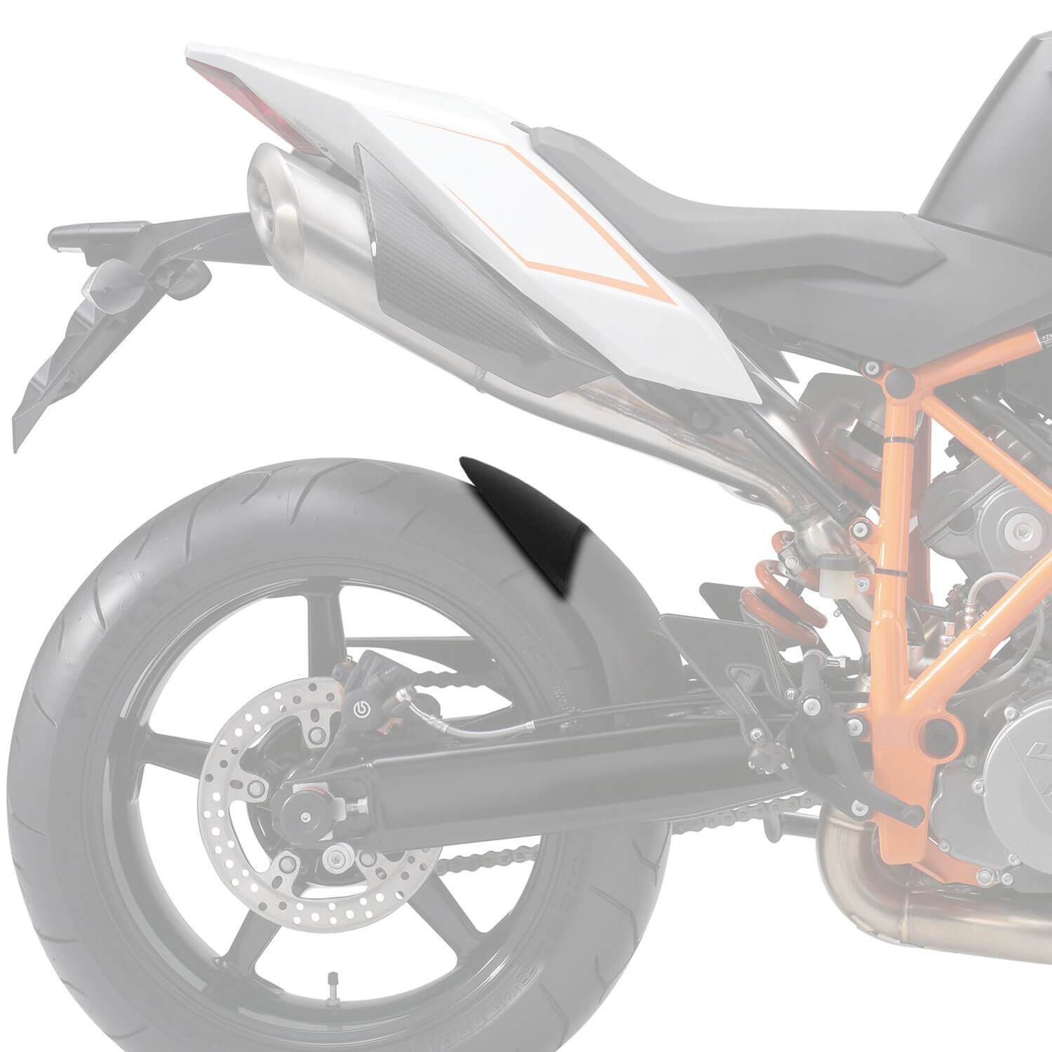 Hugger Extension | Matte Black | KTM 950 Supermoto 2005>2008 - Bikerr
