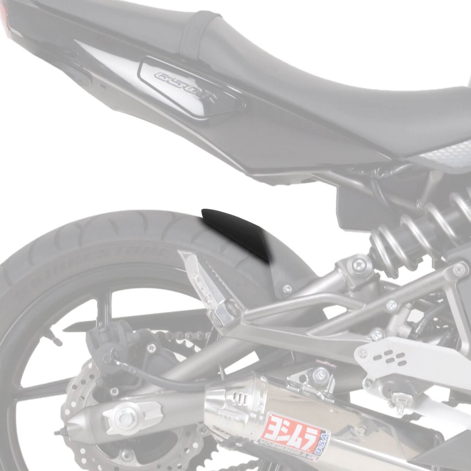 Hugger Extension | Matte Black | Kawasaki ER-6F 2009>2011 - Bikerr