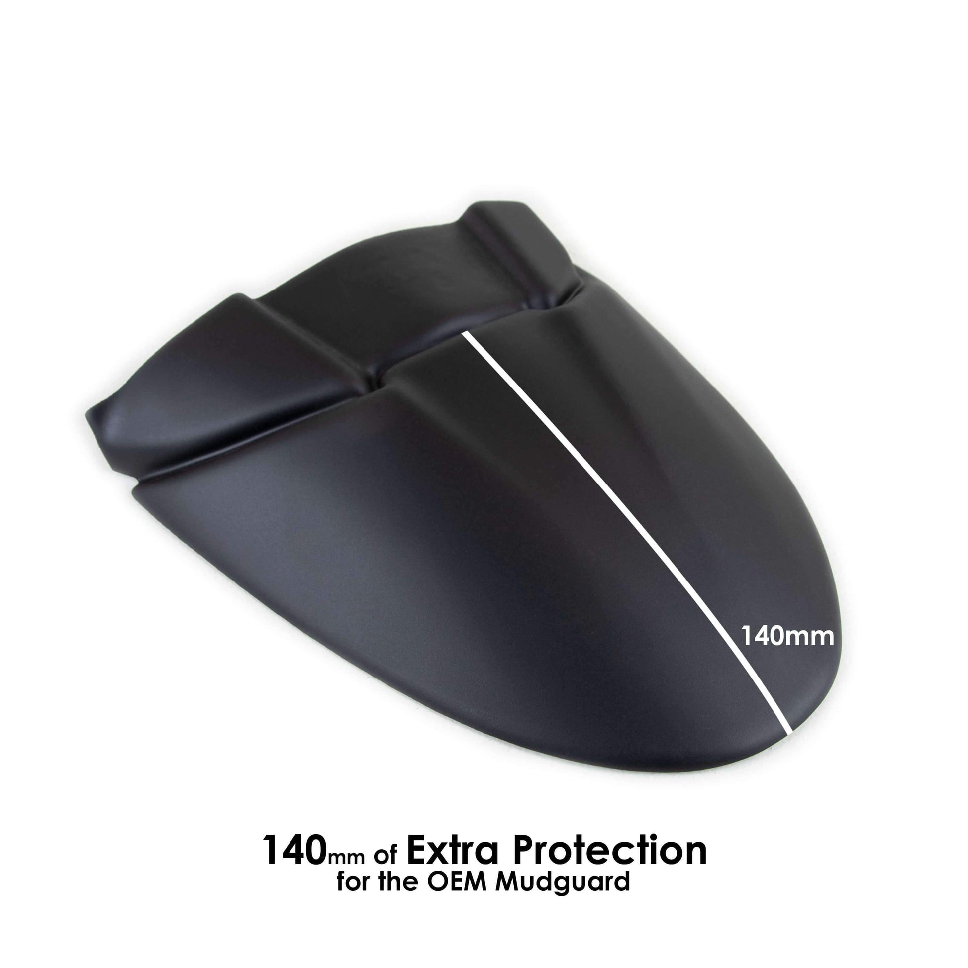 Hugger Extension | Matte Black | Kawasaki Ninja 250 R 2013>2013 - Bikerr
