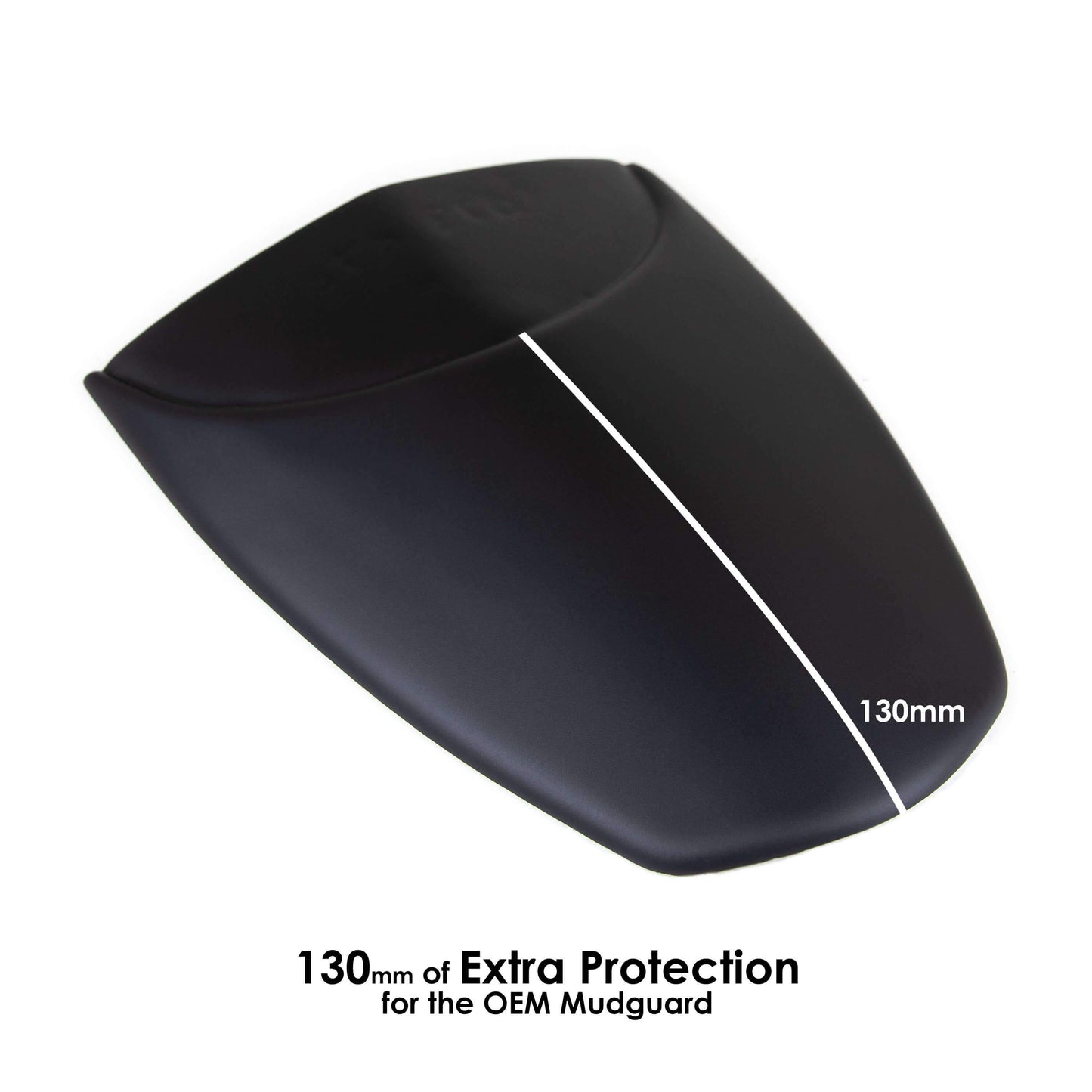 Hugger Extension | Matte Black | Kawasaki Ninja 400 2017> - Bikerr
