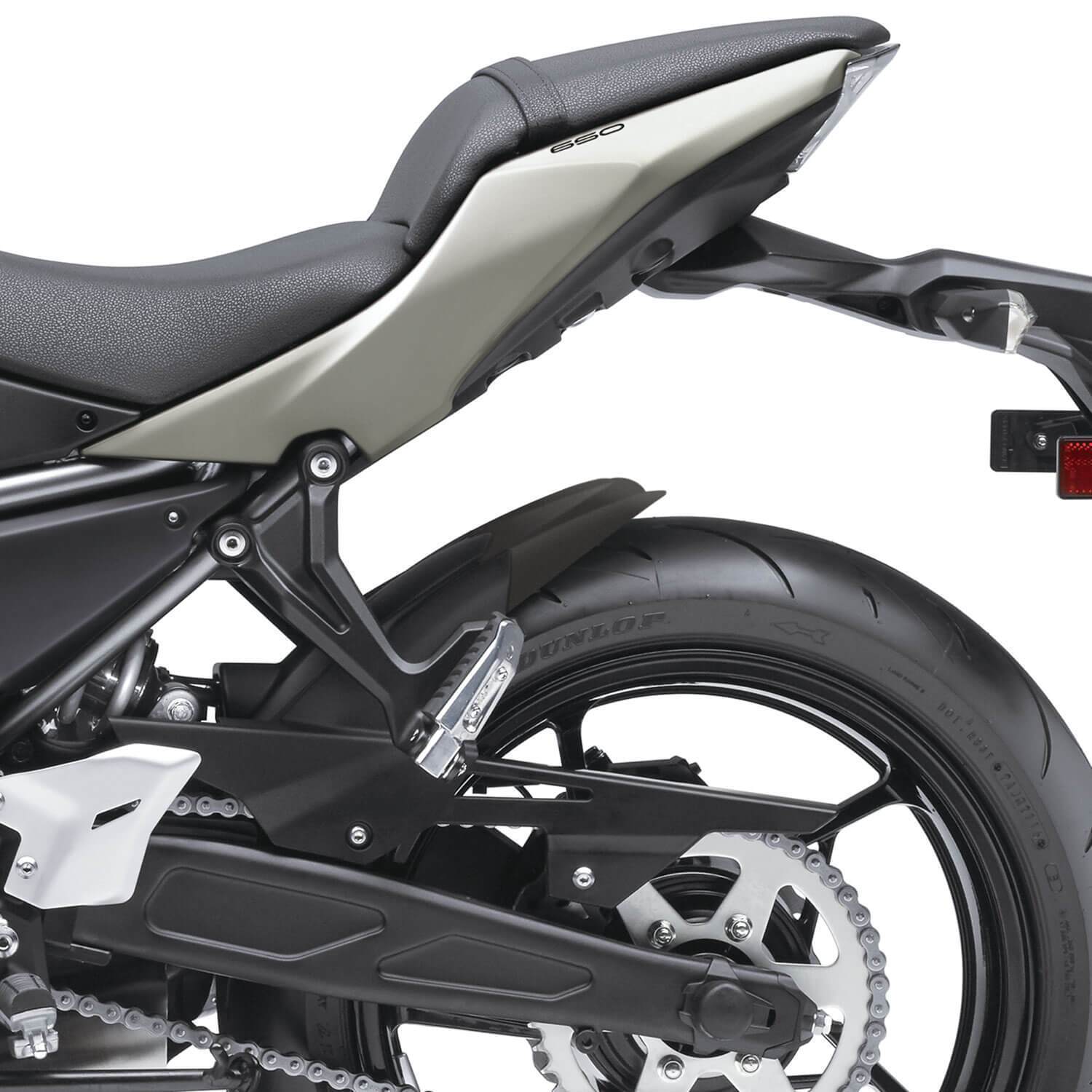 Hugger Extension | Matte Black | Kawasaki Ninja 650 R 2017> - Bikerr