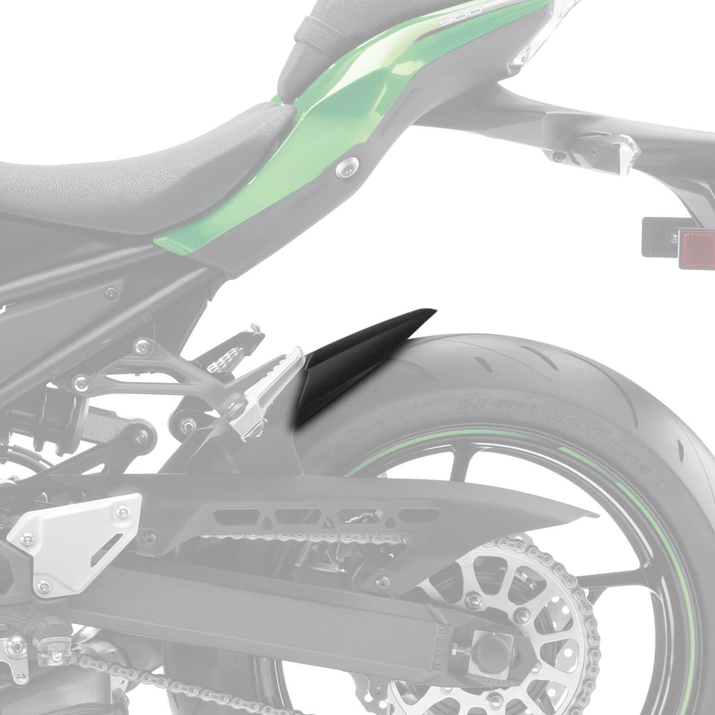 Hugger Extension | Matte Black | Kawasaki Z H2 2020> - Bikerr