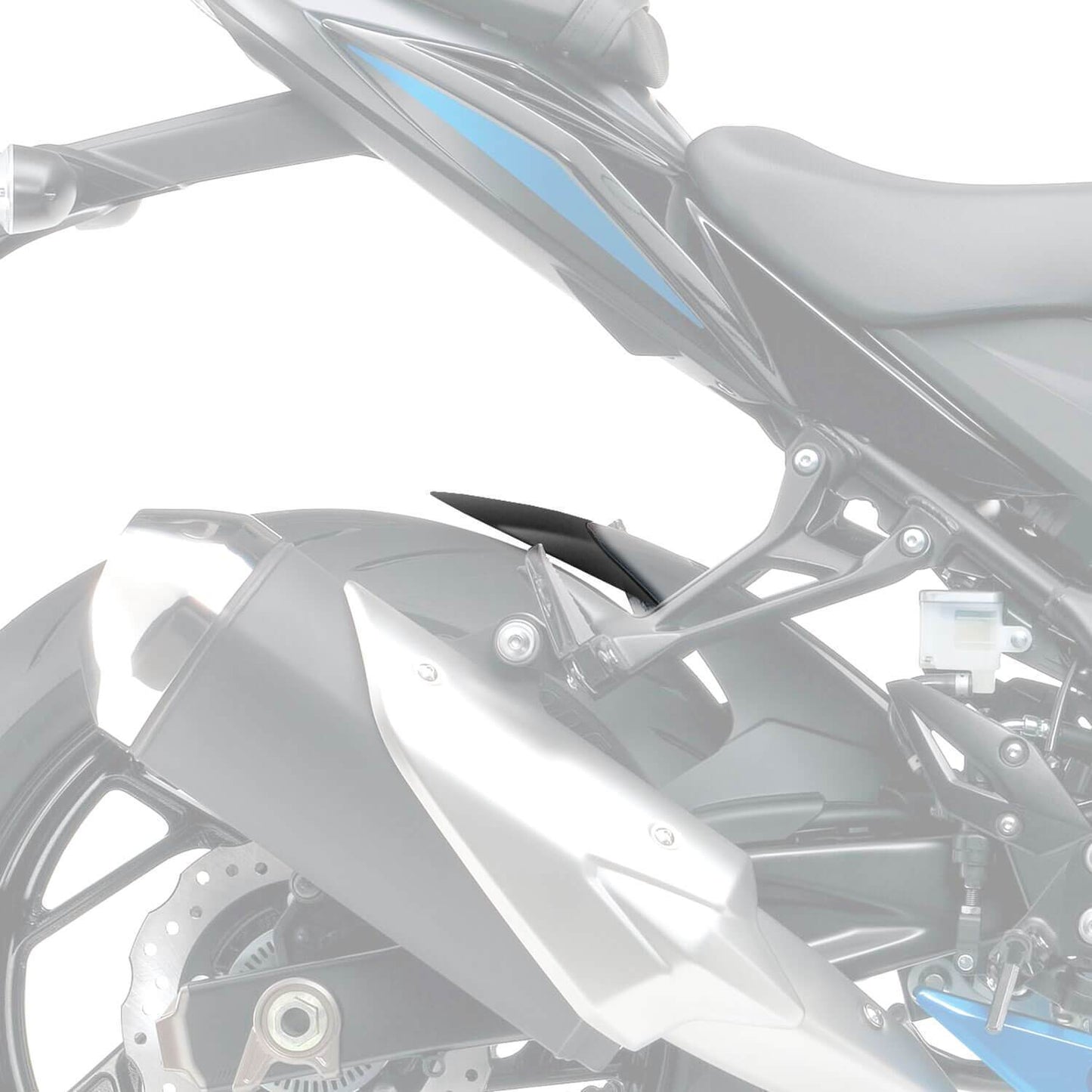 Hugger Extension | Matte Black | Suzuki GSX-S 750 2017> - Bikerr