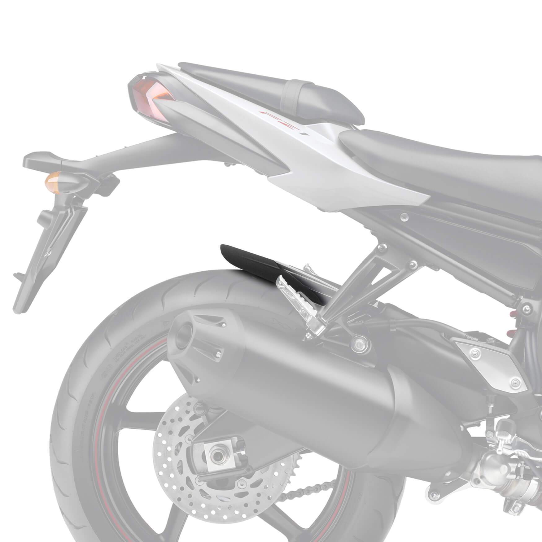 Hugger Extension | Matte Black | Yamaha Fazer8 2010>2015 - Bikerr