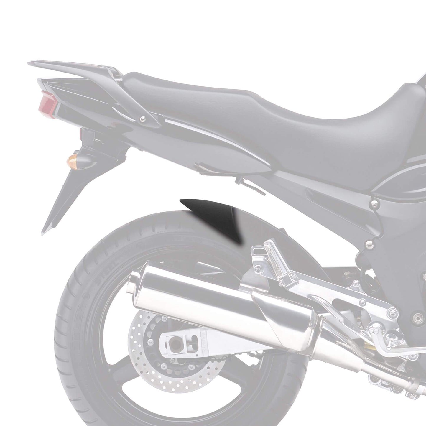 Hugger Extension | Matte Black | Yamaha TDM 900 2002>2011