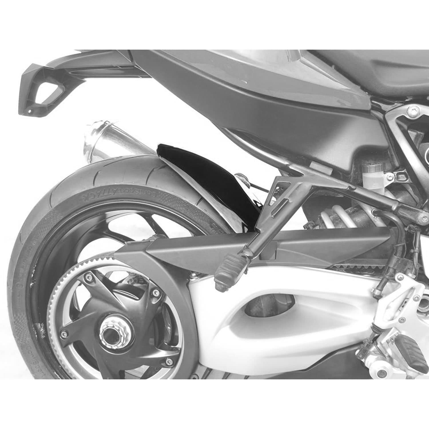 Hugger | Gloss Black | BMW F800 S 2005>2010 - Bikerr