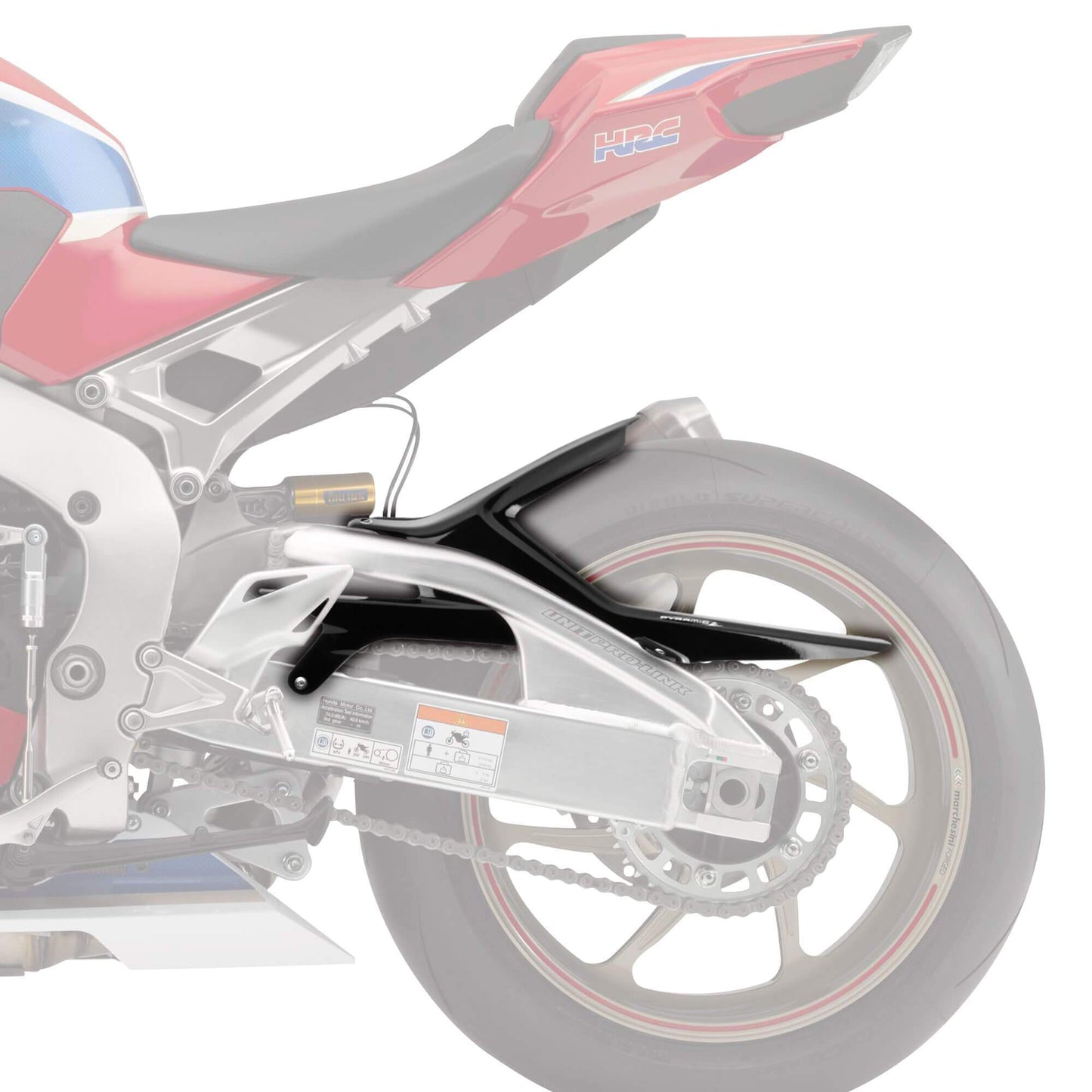 Hugger | Gloss Black | Honda CBR 1000 RR 2008>2018