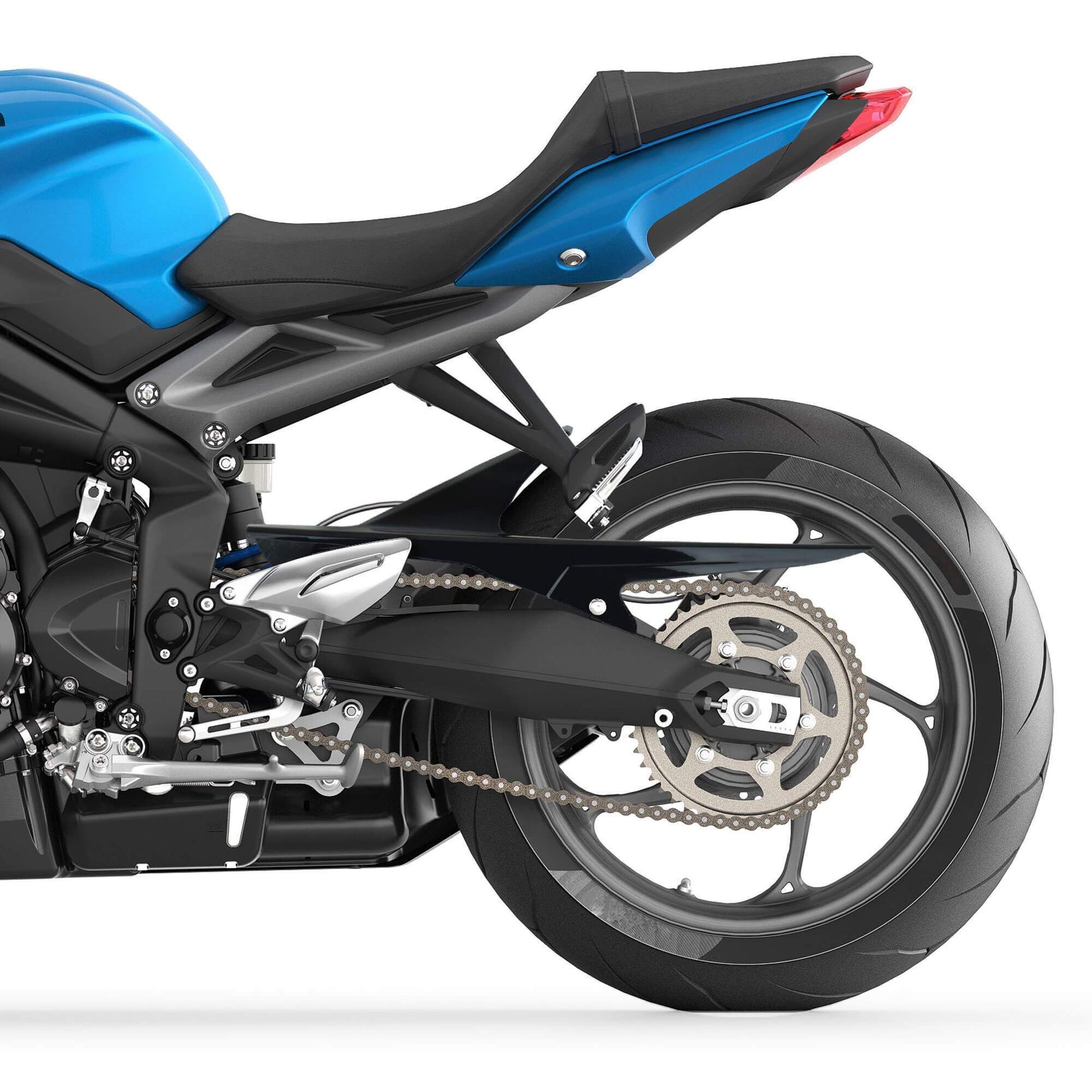 Hugger | Gloss Black | Triumph Street Triple 675 2013>2017 - Bikerr