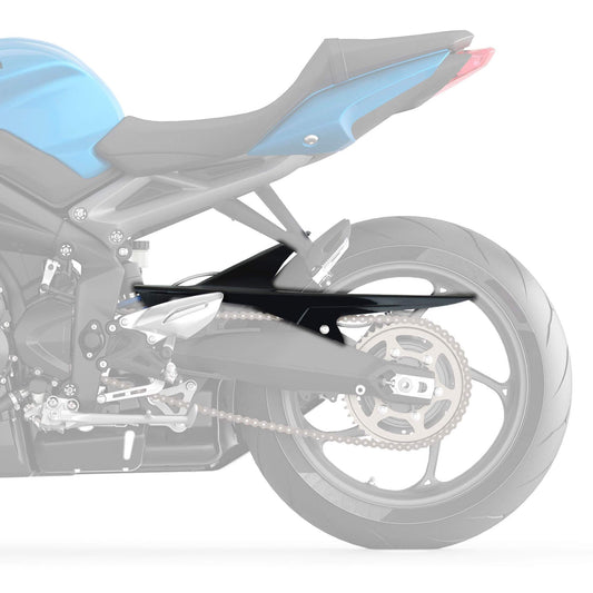 Hugger | Gloss Black | Triumph Street Triple 675 2013>2017 - Bikerr