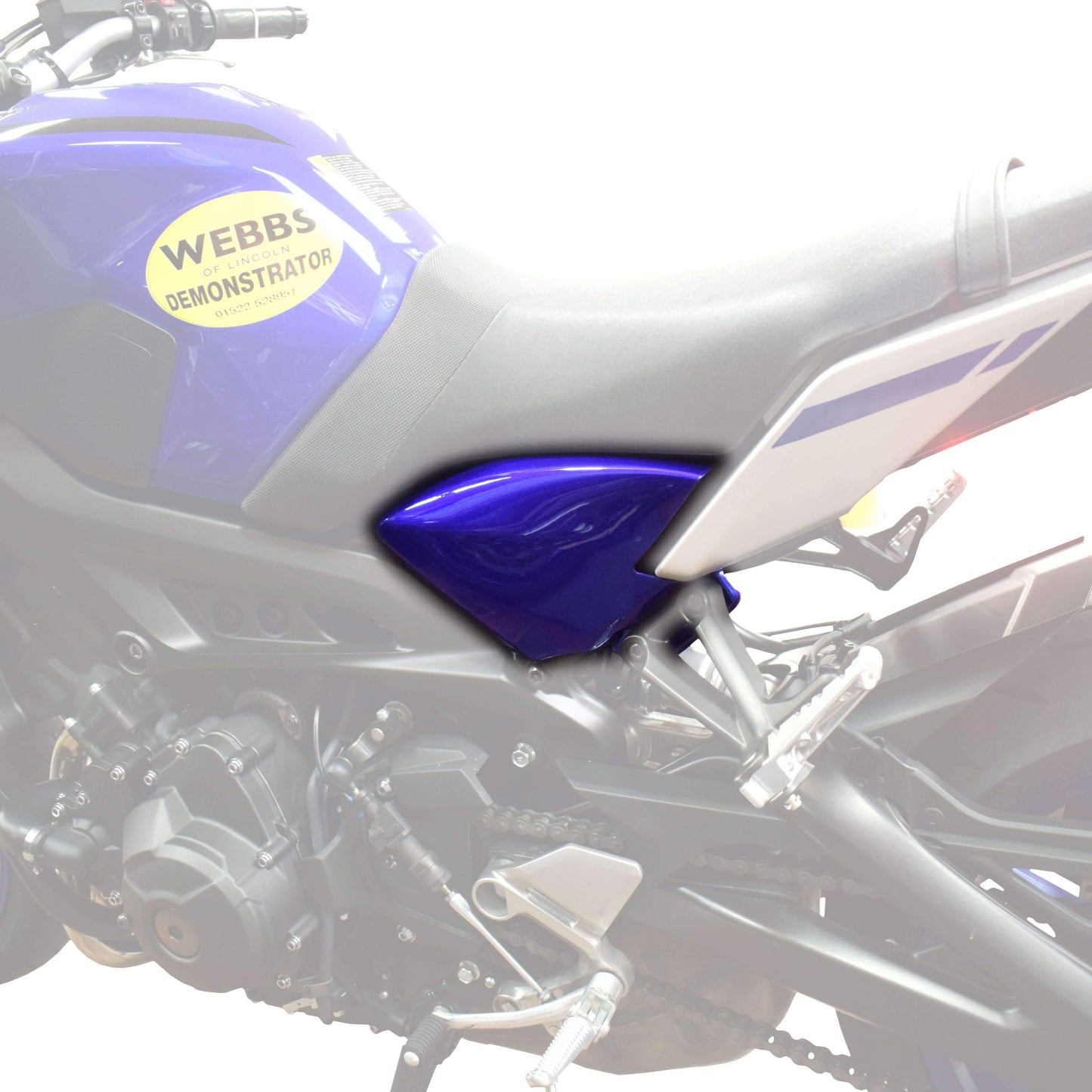 Infill Panels | Metallic Blue (Yamaha Blue) | Yamaha MT-09 2017>2020