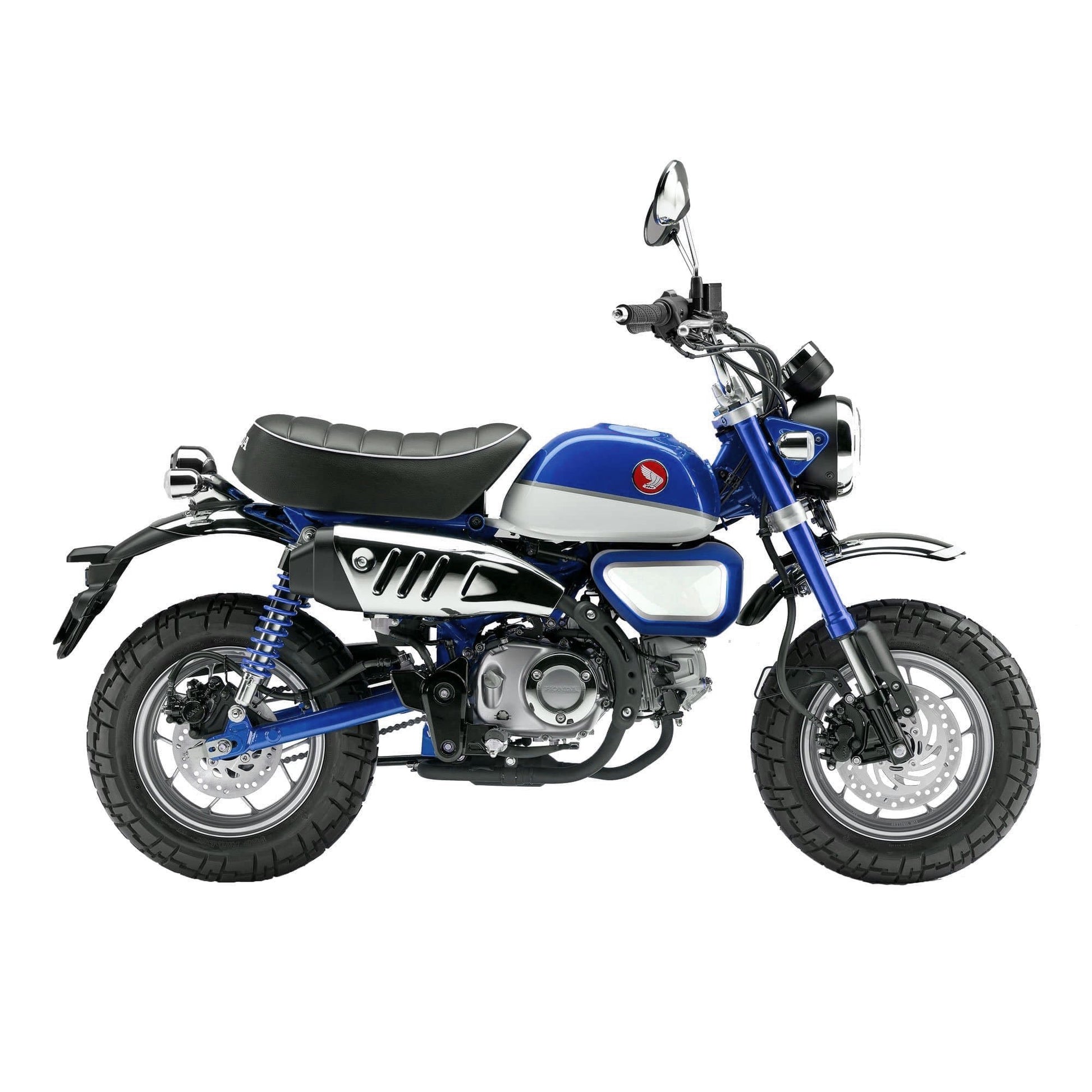 Infill Panels | Pearl Glittering Blue/Ross White | Honda Monkey 125 2018> - Bikerr