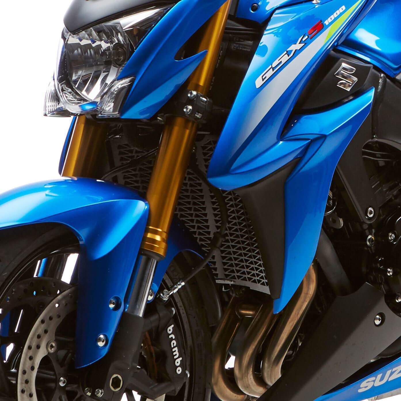 Radiator Guard | Matte Black | Suzuki GSX-S 1000 2015> - Bikerr