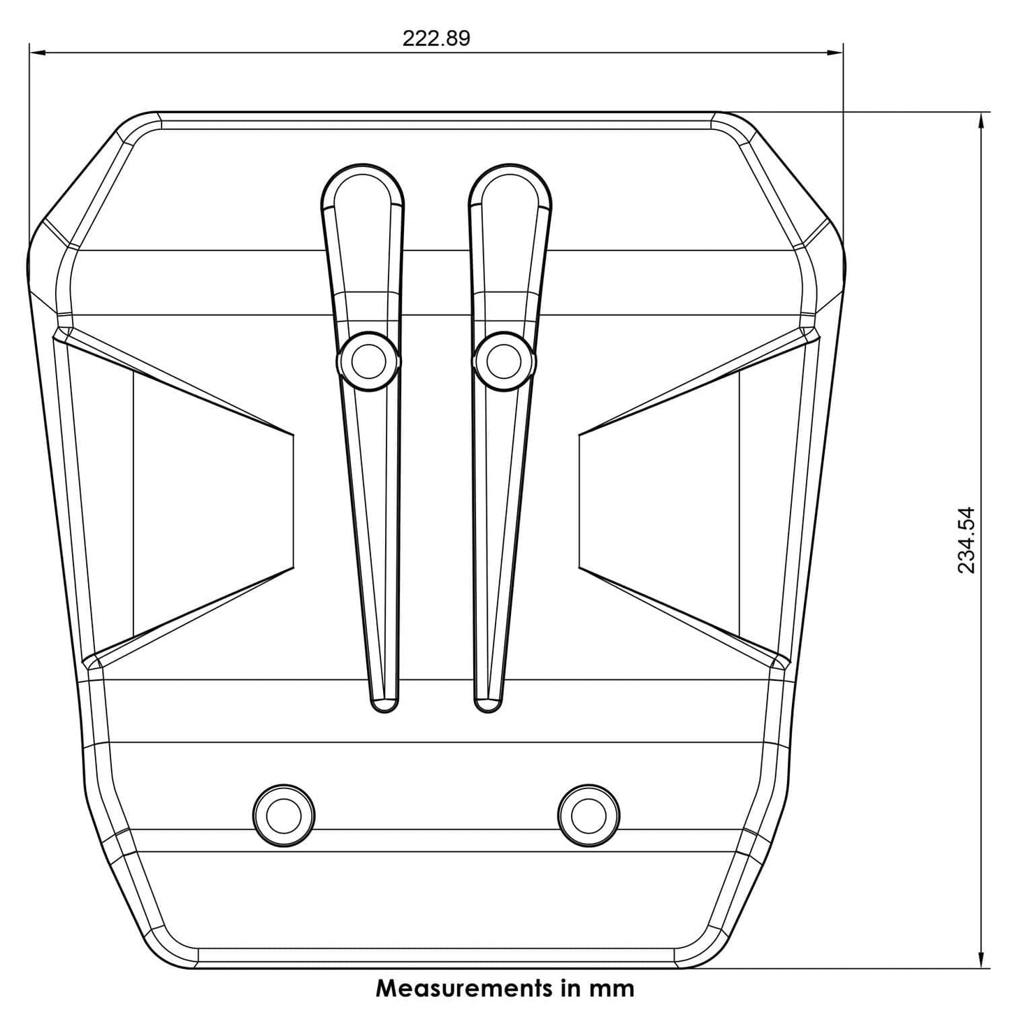 Rear Splash Protector | Matte Black | BMW F900 R 2020> - Bikerr