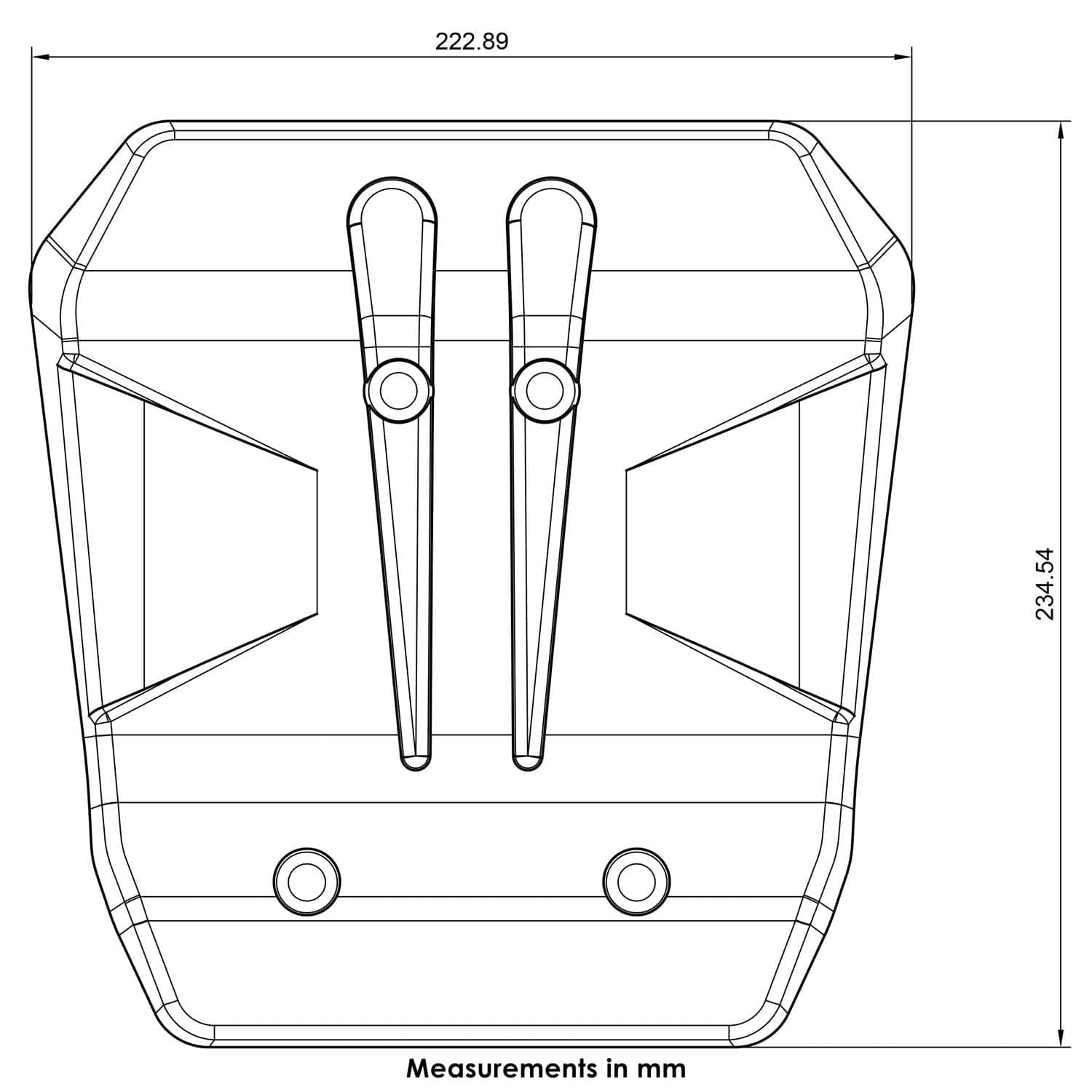Rear Splash Protector | Matte Black | BMW F900 R 2020> - Bikerr