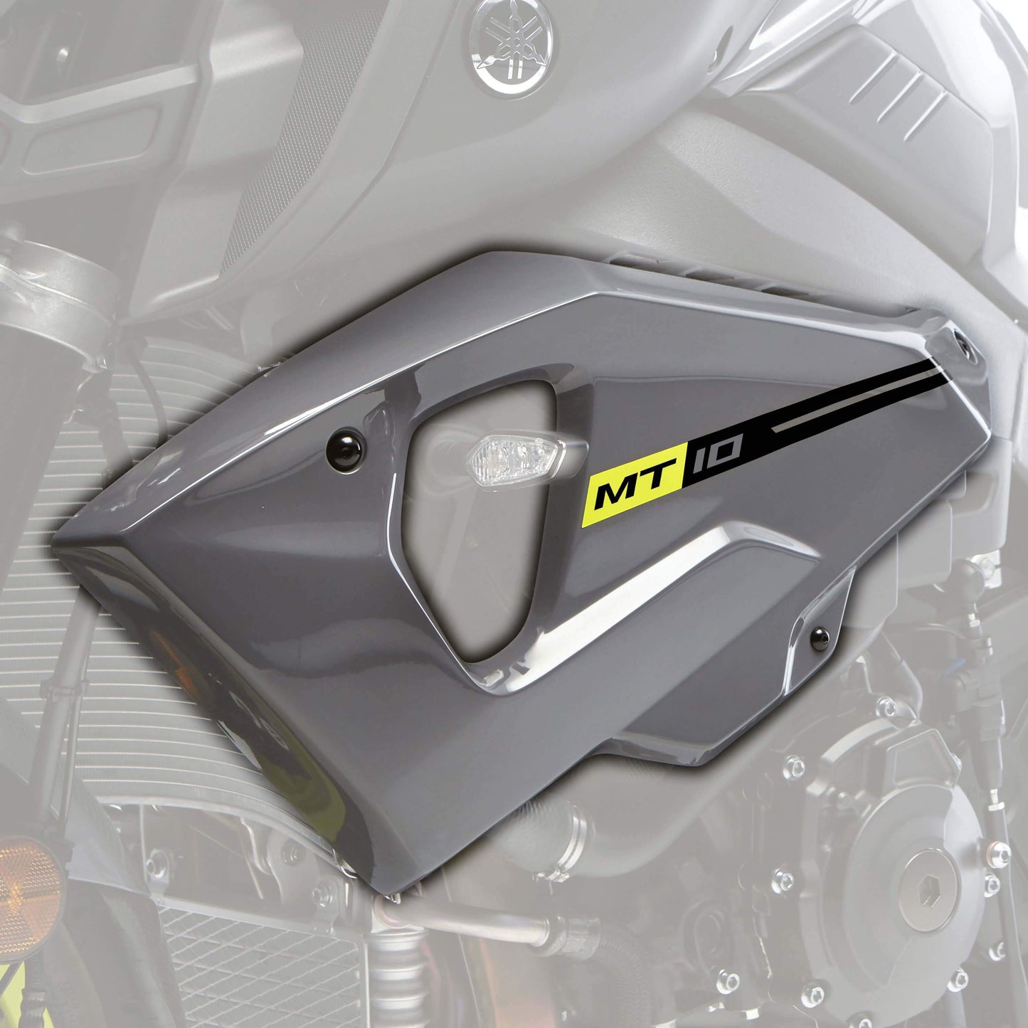 Sport Fairing Panels | Gloss Grey (Nimbus Grey) | Yamaha MT-10 2016>