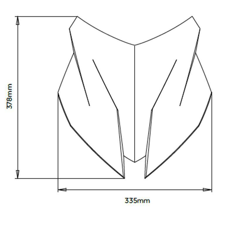 Sport Screen | Racing Red & Granite Grey Metallic Matt | BMW F900 XR 2020> - Bikerr
