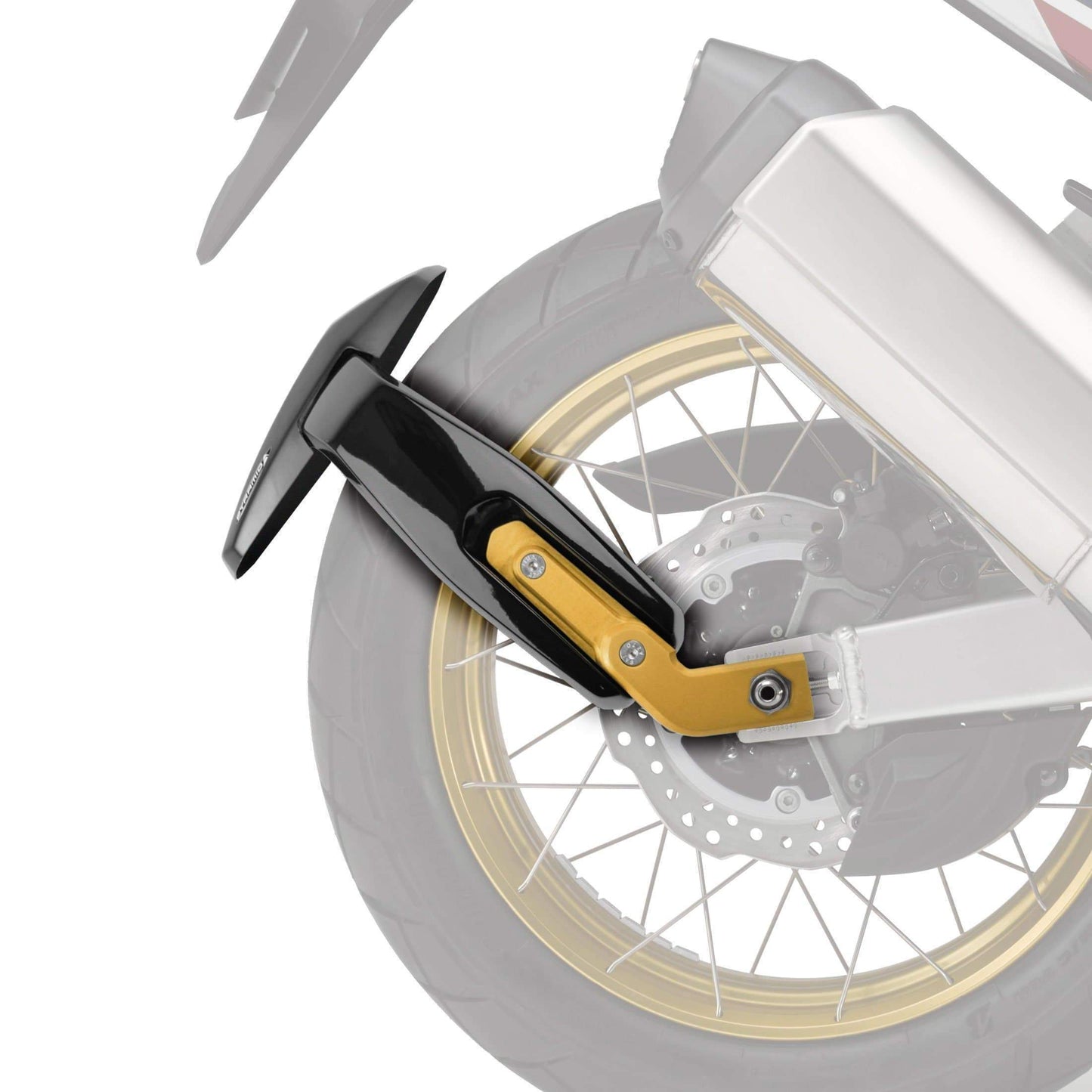 Spray Guard | Gloss Black + Gold Arm | Honda CRF 1000 L Africa Twin 2016>2019 - Bikerr