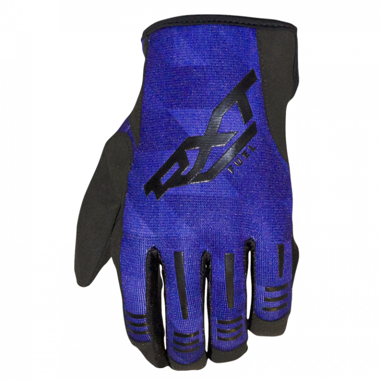 Fuel Mx Junior Blue/Black Gloves - Bikerr