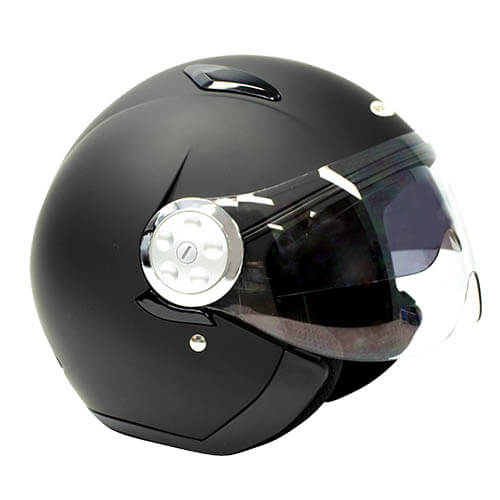 Striker Matt White Gold Helmet - Bikerr