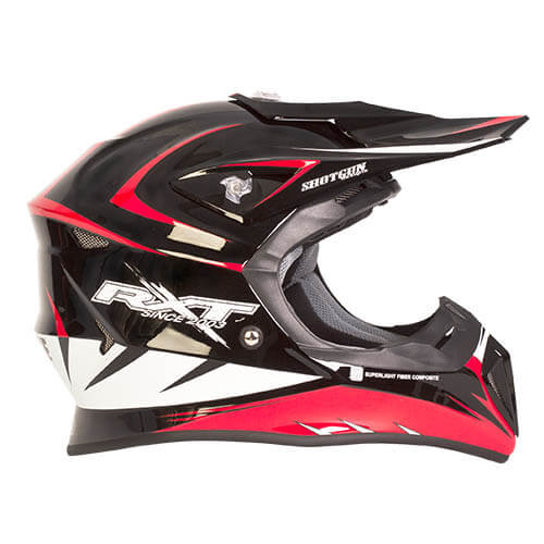 Edge Black Red Helmet - Bikerr