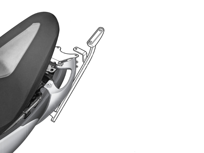 Top Case Mount Suzuki Gladius 650 '09 16 (Suit Sh39 59) #1 - Bikerr