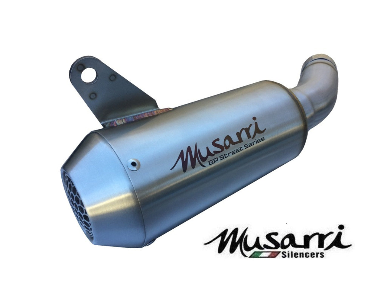 Suzuki GSR750 11-16 / GSXS750 16-21 - Musarri Street Series GP Slip-on Exhaust - SS - Bikerr