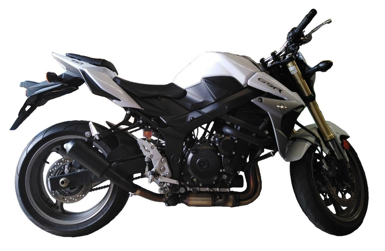 Suzuki GSR750 11-16 / GSXS750 16-21 - Musarri Street Series GP Slip-on Exhaust - SS - Bikerr